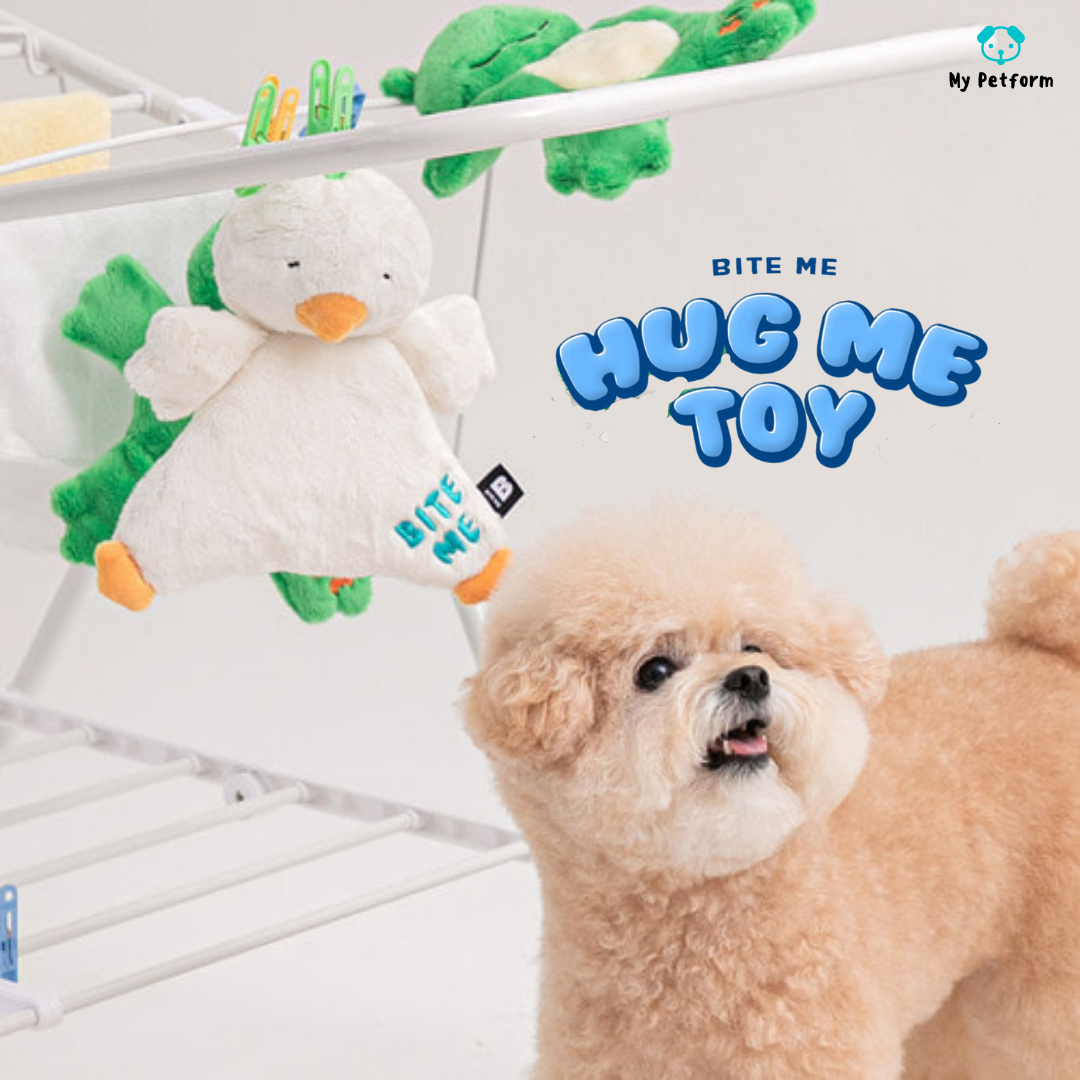 【BITE ME】Hug Me Tug toy - Duck/Frog
