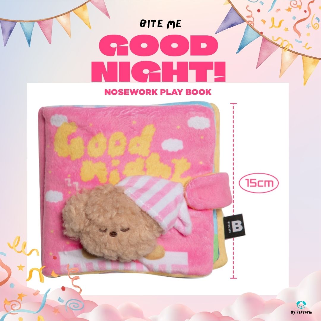 【BITE ME】💤Good Night Nose Work Book Toy📗