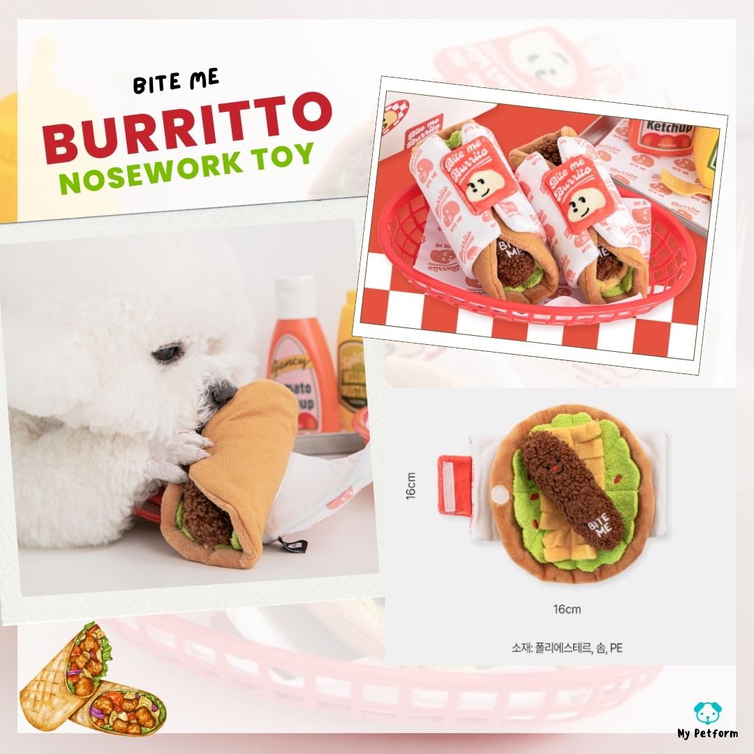 【BITE ME】墨西哥捲🌯寵物玩具