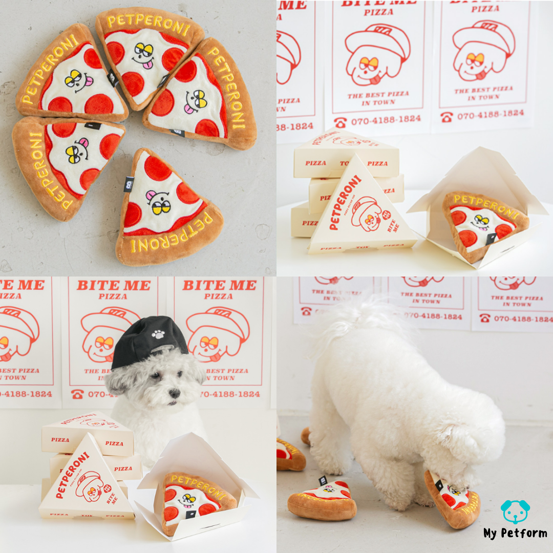 【BITE ME】Petperoni Pizza🍕發聲狗狗玩具