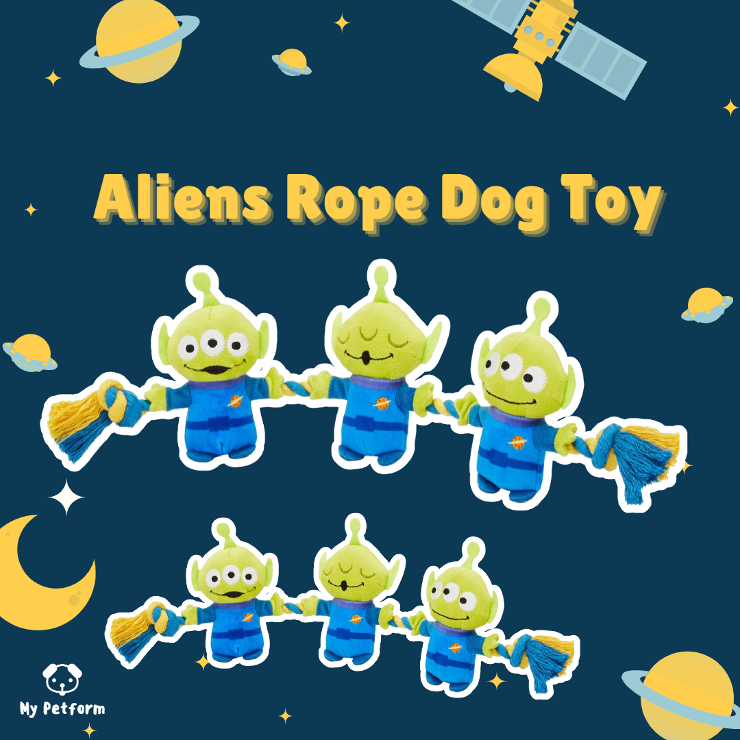 【需訂貨】Aliens Rope Dog 三眼仔拔河玩具