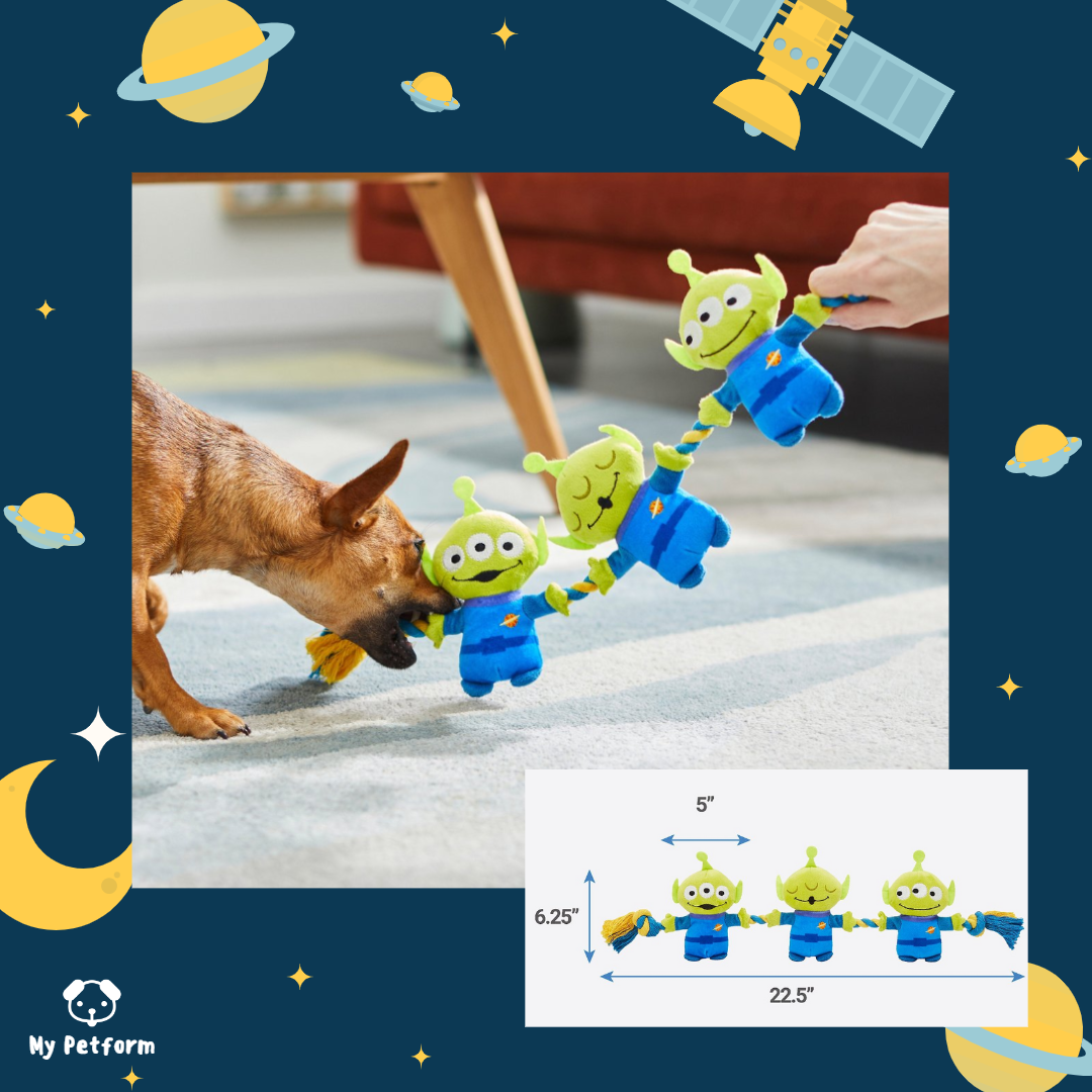 【需訂貨】Aliens Rope Dog 三眼仔拔河玩具