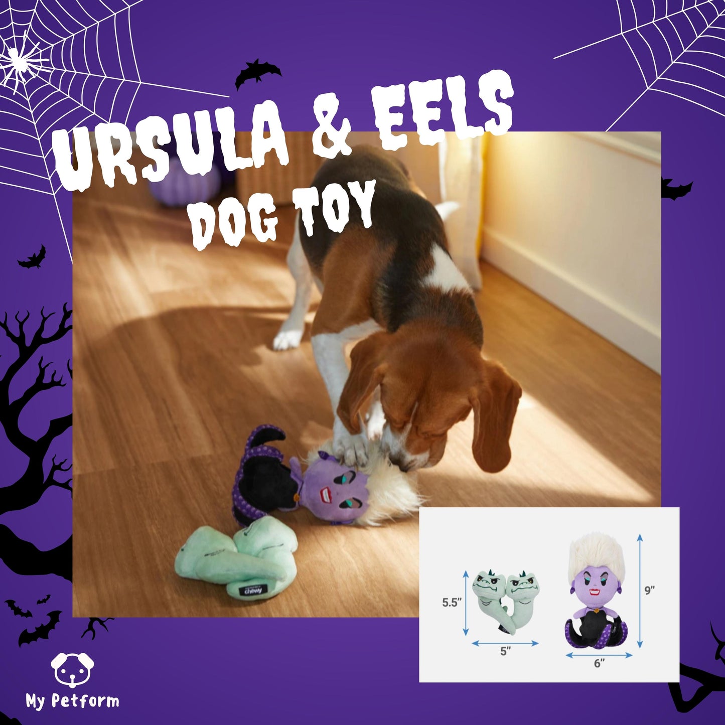 Disney 惡人系列 👻Ursula烏蘇拉狗玩具