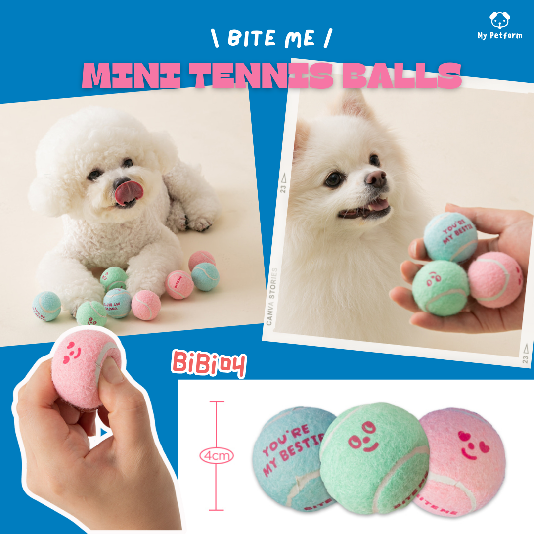 【BITE ME】Mini Tennis Balls