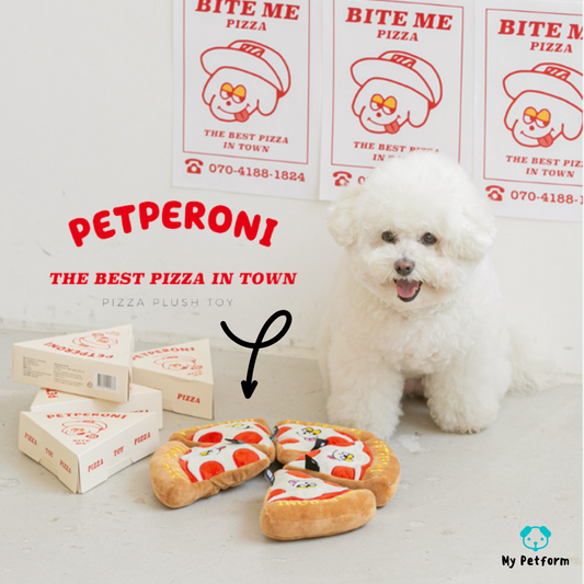 【BITE ME】Petperoni Pizza🍕發聲狗狗玩具