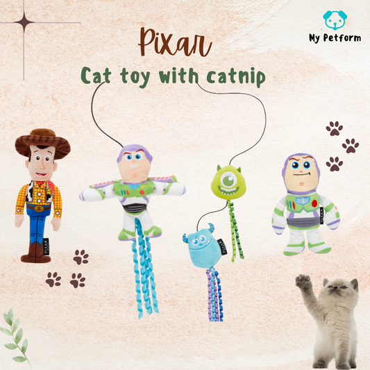 Pixar 系列逗貓棒🔸貓草玩具